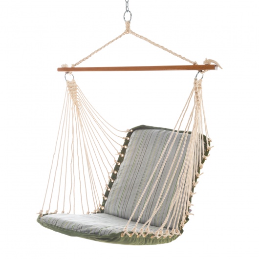 Sunbrella Cushioned Single Swing - Refine Cactus