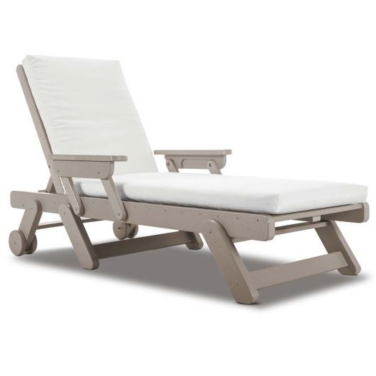 DURAWOOD® Chaise Lounge With Folding Arms