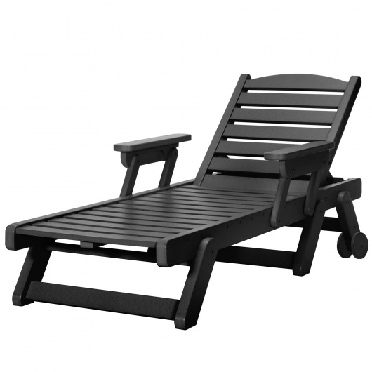 DURAWOOD® Chaise Lounge With Folding Arms