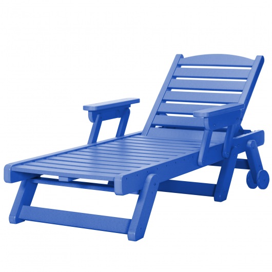DURAWOOD® Chaise Lounge With Folding Arms