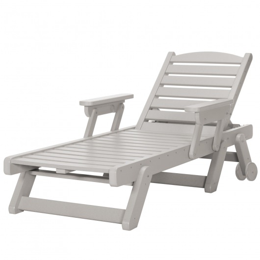 DURAWOOD® Chaise Lounge With Folding Arms
