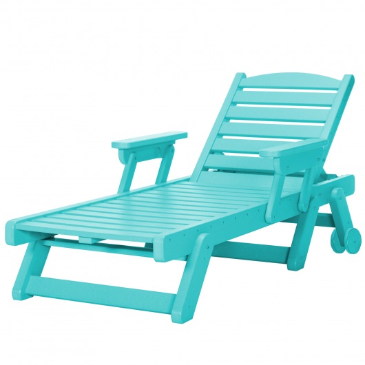 DURAWOOD® Chaise Lounge With Folding Arms