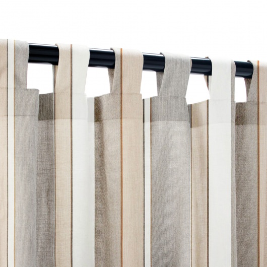 Sunbrella Expand Dove Outdoor Curtain