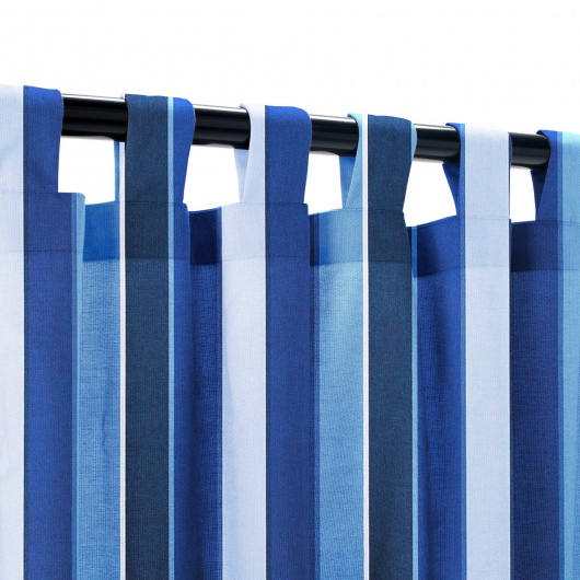 Sunbrella Milano Cobalt Outdoor Curtain
