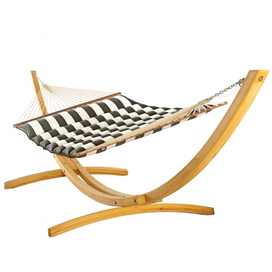 Sunbrella Pillowtop Hammock - Cabana Black