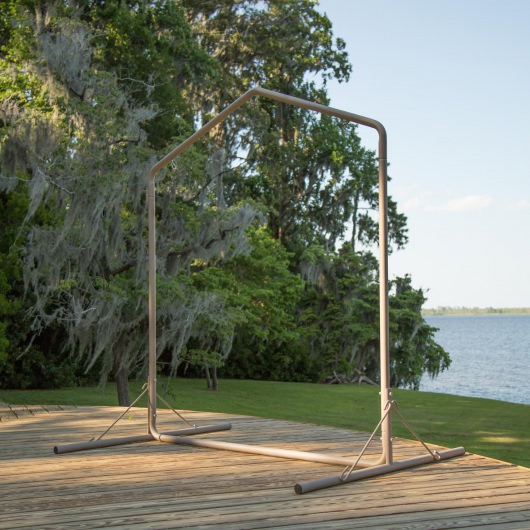 Metal Swing Stand - Taupe
