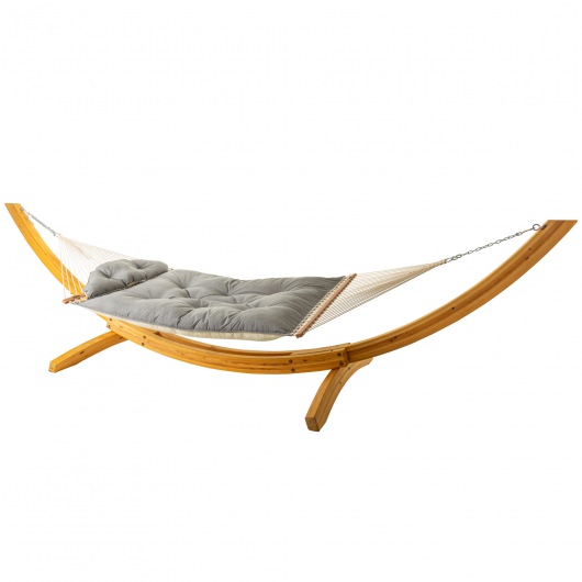 Large Sunbrella Tufted Hammock with Detachable Pillow - Cast Slate