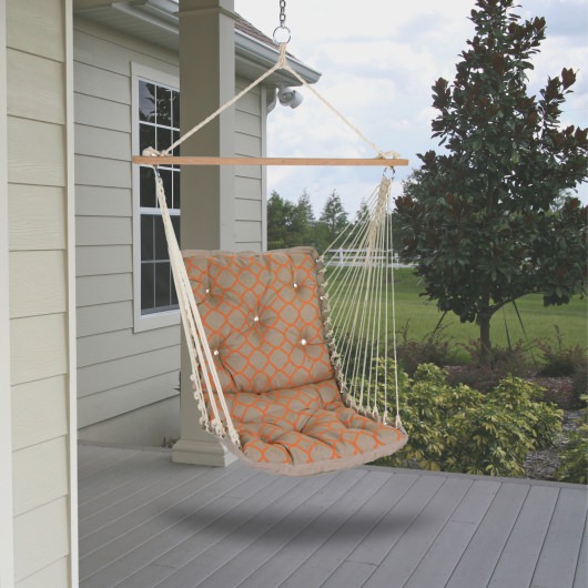 Premium Sunbrella Tufted Single Swing - Accord Koi