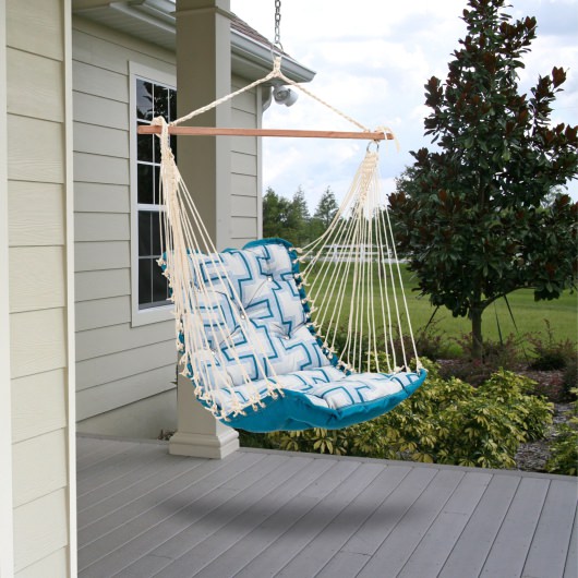 Tufted Sunbrella Single Swing - Resonate Atlantis