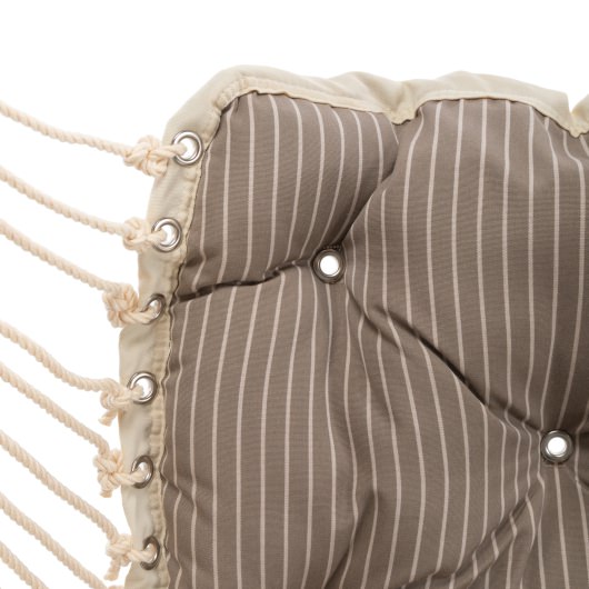 Premium Sunbrella Tufted Single Swing - Scale Taupe