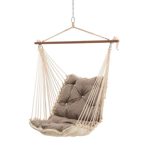 Premium Sunbrella Tufted Single Swing - Scale Taupe