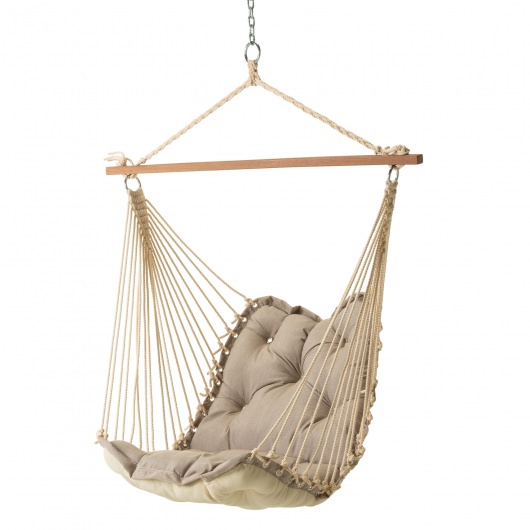 Tufted Sunbrella Single Swing - Cast Ash