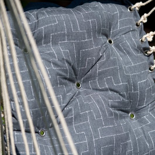 Tufted Sunbrella Single Swing - Create Smoke