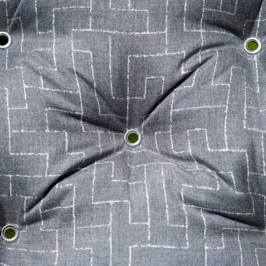 Tufted Sunbrella Single Swing - Create Smoke