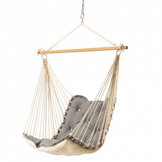 Tufted Sunbrella Single Swing - Cast Slate