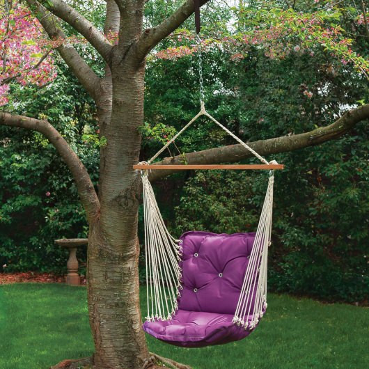 Canvas Iris Tufted Single Porch Swing Dfohome Tufted Single Swing Made With Sunbrella Canvas Iris