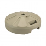 16 in. Round Fillable Resin Umbrella Base