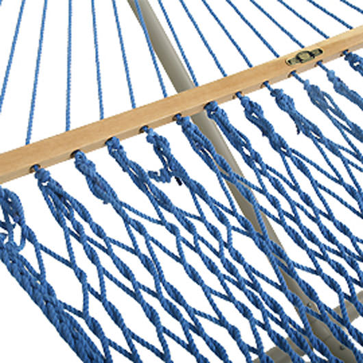 Coastal Blue Ring Knot with 22 Strings