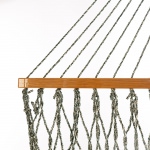 DURACORD® Single Original Rope Hammock - Green Oatmeal Heirloom Tweed