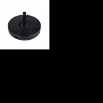 20 in. Resin Coated Concrete Umbrella Base - Matte Black