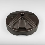 16 in. Resin Coated 50 lb. Concrete Filled Umbrella Base