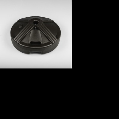 16 in. Resin Coated 50 lb. Concrete Filled Umbrella Base - Desert Bronze