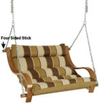 Four Sided bar for Deluxe Double Cushioned Swing Long 60 inches