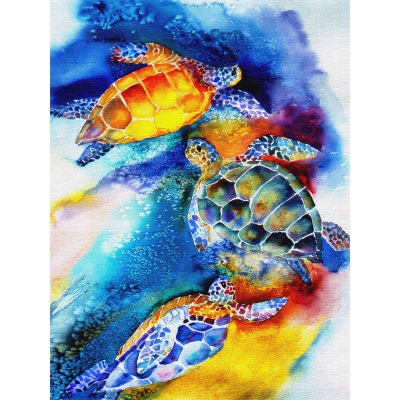 Turtle Play Outdoor Wall Art