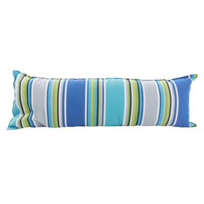 Long Bella-Dura Polyester Hammock Pillow - Windward Stripe Seaside