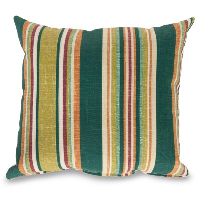 Baldwin Stripe Outdoor Throw Pillow 16 in. x 16 in. Square