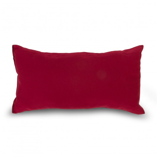 Burgundy Outdoor Throw Pillow 19 in. x 19 in. Square