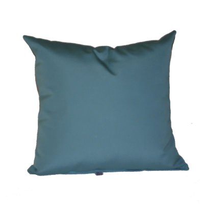 Mineral Blue Sunbrella Outdoor Throw Pillow 16 in. x 16 in. Square