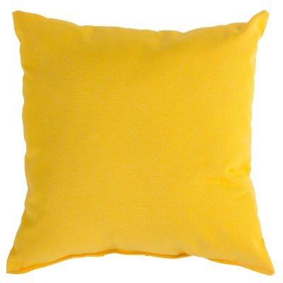 Sunflower Yellow Sunbrella Outdoor Throw Pillow