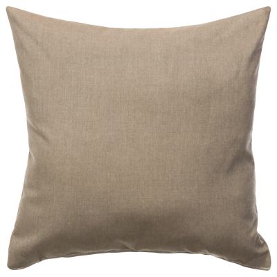 Sunbrella Cast Shale Square Outdoor Throw Pillow 16 in. x 16 in.