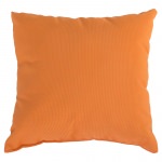 Tangerine Sunbrella Outdoor Throw Pillow