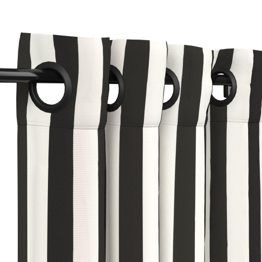 Sunbrella® Cabana Classic with Dark Gunmetal Grommets - 50 in. x 96 in.