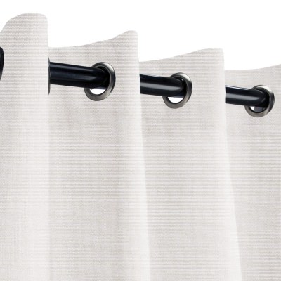 Sunbrella Canvas Canvas Outdoor Curtain with Grommets