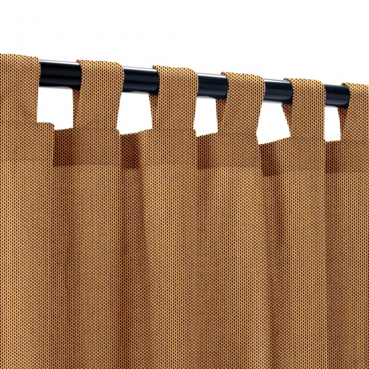 Sunbrella Canvas Cork Outdoor Curtain with Tabs 50 in. x 108 in.
