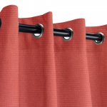 Sunbrella Canvas Henna Outdoor Curtain with Grommets