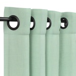 Sunbrella Canvas Spa Outdoor Curtain with Grommets