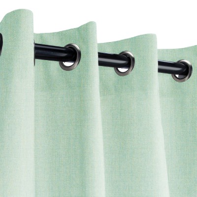 Sunbrella Canvas Spa Outdoor Curtain with Grommets