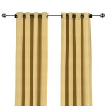 Sunbrella Canvas Wheat Outdoor Curtain with Grommets