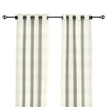 Sunbrella Canvas White Outdoor Curtains with Grommets