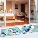 Capri Palm Leaf Indoor/Outdoor Rug - Blue