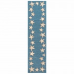 Capri Starfish Border Indoor/Outdoor Rug - Aqua