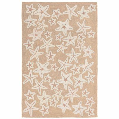 Capri Starfish Indoor/Outdoor Rug - Neutral