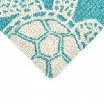 Capri Turtle Indoor/Outdoor Rug - Aqua