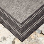 Carmel Multi Border Black Indoor/Outdoor Rug
