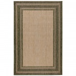 Carmel Multi Border Green Indoor/Outdoor Rug