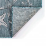Carmel Starfish Indoor/Outdoor Rug Aqua